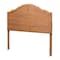 Baxton Studio Clive Vintage Traditional Farmhouse Ash Walnut Finished Wood Full Size Headboard 181-11132-Zoro - alternate 1